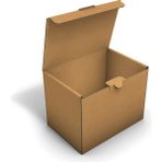 Fark Kutu 17X12,7X11,5 cm Ondüle Kargo ve E-Ticaret Gönderi Kutusu 25 adet - Kraft - belirtilmemiş