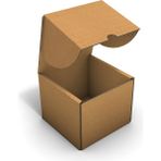 Fark Kutu Ondüle 10X10X8 cm E-Ticaret Kargo Gönderi Kutusu - Kraft - 100 Adet