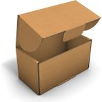 Fark Kutu Ondüle 16X8X8 cm Testliner E-Ticaret Kargo Gönderi Kutusu - Kraft - 25 Adet