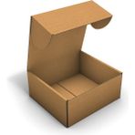Fark Kutu Ondüle 17,5X15,5X7,5 cm E-Ticaret Kargo Gönderi Kutusu - Kraft - 25 Adet