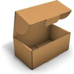 Fark Kutu Ondüle 18,5X10,5X7,5 cm Testliner E-Ticaret Kargo Gönderi Kutusu - Kraft - 100 Adet