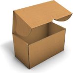 Fark Kutu Ondüle 19,5X10,5X11 cm E-Ticaret Kargo Gönderi Kutusu - Kraft - 100 Adet