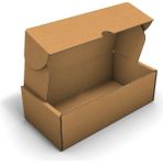 Fark Kutu Ondüle 20X10X6 cm E-Ticaret Kargo Gönderi Kutusu - 25 Adet - Kraft