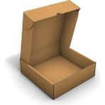 Fark Kutu Ondüle 20X20X6 cm E-Ticaret Kargo Gönderi Kutusu - Kraft - 100 Adet