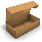 Fark Kutu Ondüle 24,5X12,5X6,5 cm Testliner E-Ticaret Kargo Gönderi Kutusu - Kraft - 25 Adet