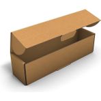 Fark Kutu Ondüle 24,5X6X6 cm Testliner E-Ticaret Kargo Gönderi Kutusu - Kraft - 25 Adet