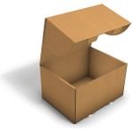 Fark Kutu Ondüle 25,5X19X14 cm Testliner E-Ticaret Kargo Gönderi Kutusu 25 adet - Kraft