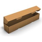 Fark Kutu Ondüle 38X7X6 cm E-Ticaret Kargo Gönderi Kutusu - Kraft - 100 Adet