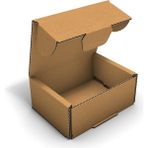 Fark Kutu Ondüle 9x6,5x3,8 cm Testliner E-Ticaret Kargo Gönderi Kutusu - Kraft - 25 Adet