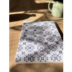 Fark Tanıtım Amerikan Ciltli A5 Çizgili 64 Yaprak 90 gr Ivory Kağıt Mediterranean Pattern Kapak Tasarımı I Defter