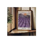 Fark Tanıtım Manzara Çerçevesiz Poster, Modern Dekoratif Çerçevesiz Poster, Tablo, Provence, 21 x 30