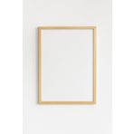 Fark Tanıtım Premium Masif Çam Çerçeve - 3mm MDF Arkalık - 500 Mikron Kırılmaz Şeffaf PVC Ön Koruma - Şık ve Dayanıklı Duvar Ahşap Çerçevesi (Ham, 50cm x 70cm)