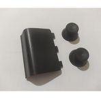 Farklıca Xboxone Standart Kol/Kumanda Pil Kapağı/Yuvası Siyah Ve 2 Adet Analog Topuz/Kep Siyah