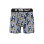 Farm Animals Monkey Banana Bue Desenli Boxer