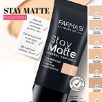 Farmasi 30 ml Porcelaın 02 Make Up Stay Matte Fondöten