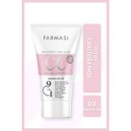 FARMASI 50 G CC Krem Medıum 03 Orta Karma Ciltler İçin Canlandırıcı Etki ve E Vitamini