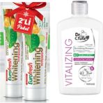 Farmasi Dr. C. Tuna Vitalizing Sarımsaklı 500 ml Şampuan + Misvaklı Beyazlatıcılı 2 Adet Diş Macunu