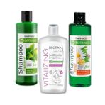 Farmasi Dr. C. Tuna Vitalizing Sarımsaklı Şampuan + Botanics Isırgan Özlü Şampuan + Botanics Herbal Mıx Şampuan