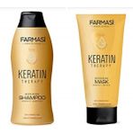 Farmasi Keratin Terapi 400 ml Şampuan + 200 ml Saç Onarıcı Maske