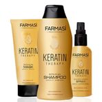 Farmasi Keratin Therapy 360 ml Şampuan + Keratin Therapy 115 ml Onarıcı Sprey + Keratin Therapy Onarıcı 200 ml Saç Bakım Maskesi