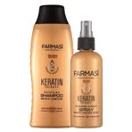 Farmasi Keratin Therapy 360 ml Şampuan + Keratin Therapy 115 ml Onarıcı Sprey