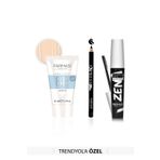 Farmasi Makyaj Seti - Zen Maskara & Bb Krem All In One 50 ml Açık Ton & Siyah Express Göz Kalemi 01