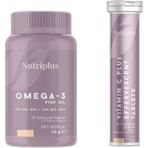 Farmasi Nutrıplus Omega 3 Balık Yağı & C Vitamin Tablet