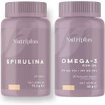 Farmasi Spırulına 60 Tablet ve Omega3 Balıkyağı 30 Yumuşak Kapsül Farmasi Nutrıplus Spıruluna ve Om