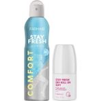 Farmasi Stay Fresh Comfort Kadın Deodorant 150 ml + Antı-Perspırant Soft Deo Kadın Roll On 50 ml