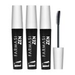 Farmasi Zen Maskara Suya Dayanıklı Hacim Verici 3 Adet 8 ml Siyah Renk