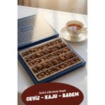 Farmio Hediyelik Çikolata Kaplı Kuruyemiş 900GR – Kaju, Badem, Ceviz - Sütlü Çikolata Kaplı Kakaolu Draje - 900 gr