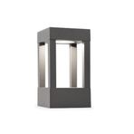 Faro Barcelona Agra 70755 Solar Lamba Ampul LED dahil, 6 W, alüminyum ve cam şeffaf, gri