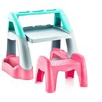 Faros Pembe Tabureli Aktivite Çalışma Masası