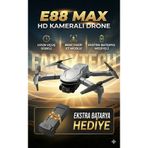 FaroxTech E88 MAX HD Kameralı Drone - Beni Takip Et Modu, Uzun Uçuş Süresi ve Yedek Batarya Hediyeli