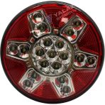 FARPLAS 24V GERİ VİTES LAMBASI LEDLİ (YUVARLAK) GÜLERYÜZ COBRA-MITSUBISHI-OTOKAR-TEMSA (122 MM)
