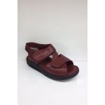 Faruk Karar 5006 Deri Bayan Sandalet - Bordo