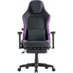 Fashcolle Globe Pro Purble Oyuncu Koltuğu - Siyah - Mor