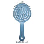 Fashcolle Mavi Üç Boyutlu Oval Saç Fırçası