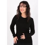 Fashion Friends 23K0290K1 Kadın Bisiklet Yaka Kazak - Siyah - M