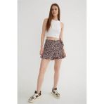 Fashion Friends 25Y0183K1 - Lila Kadın Desenli Şort Etek