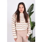 Fashıon Frıends Kadın Ajurlu Kazak 24K0376k1