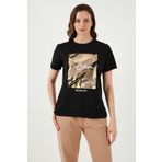 Fashıon Frıends Kadın Baskılı T-Shirt 24Y0698k1