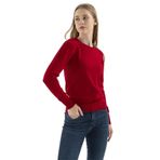 Fashion Friends Kadın Bisiklet Yaka Kazak 23K0245K1 Bordo S