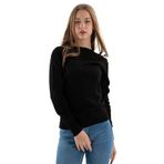 Fashion Friends Kadın Bisiklet Yaka Kazak 23K0245K1 Siyah S