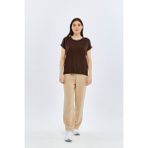 Fashion Friends Kadın Bluz 26Y0194K1 - Kahverengi
