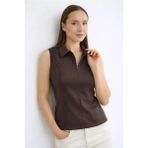 Fashion Friends Kadın Bluz 26Y0331K1 - Kahverengi