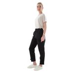 FASHION FRIENDS Kadın Boyfriend Pantolon, Siyah, 38 Beden