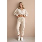 Fashion Friends Kadın Kanvas Pantolon 26Y0391K1 TAŞ