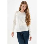Fashion Friends Kadın Kazak Ekru 23K0245K1 - L