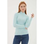 Fashion Friends Kadın Kazak Mint Yeşili 23K0389K1